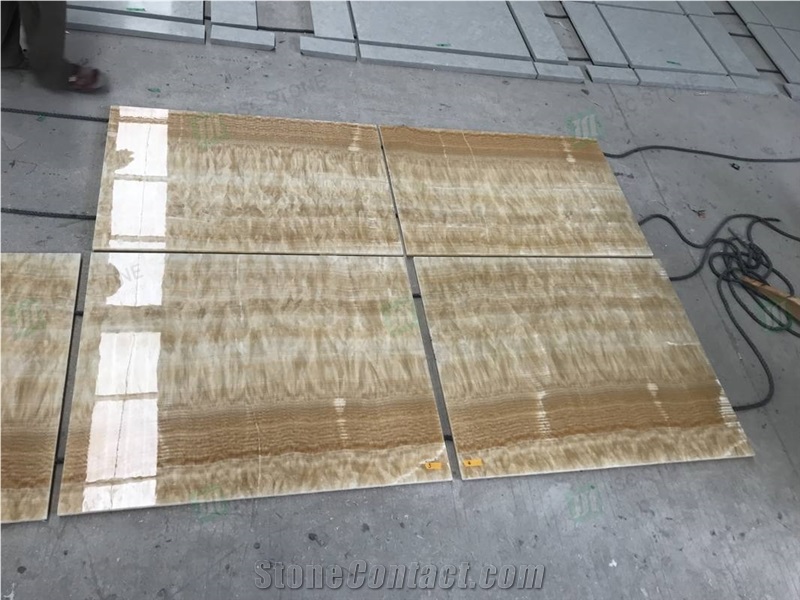 Wall Cladding Chinese Yellow Honey Onyx  Tiles